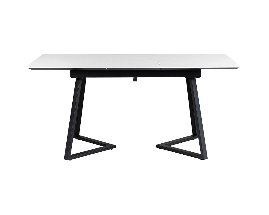 Стол Роналдо раздвиж. 140-180 Светлый мрамор/Бабочка - фото 4