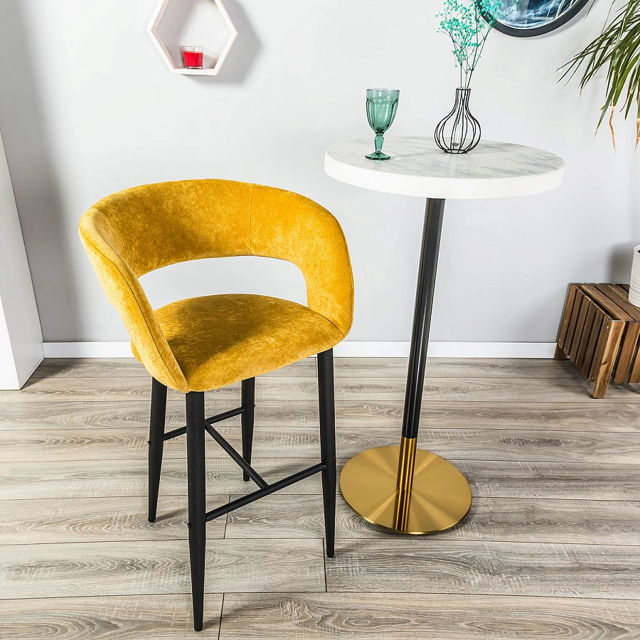 Кресло Бар.Hugs желтый/черный - фото 10