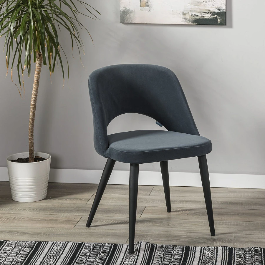 Кресло Lars Diag grey/черный - фото 7