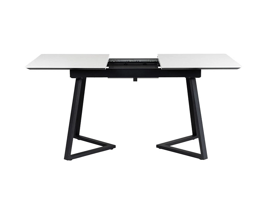 Стол Роналдо раздвиж. 140-180 Светлый мрамор/Бабочка - фото 6