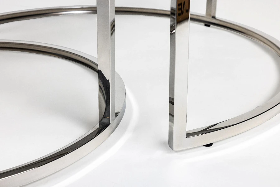 Кофейный столик Silvy Marble (набор из 2-х штук) - фото 4