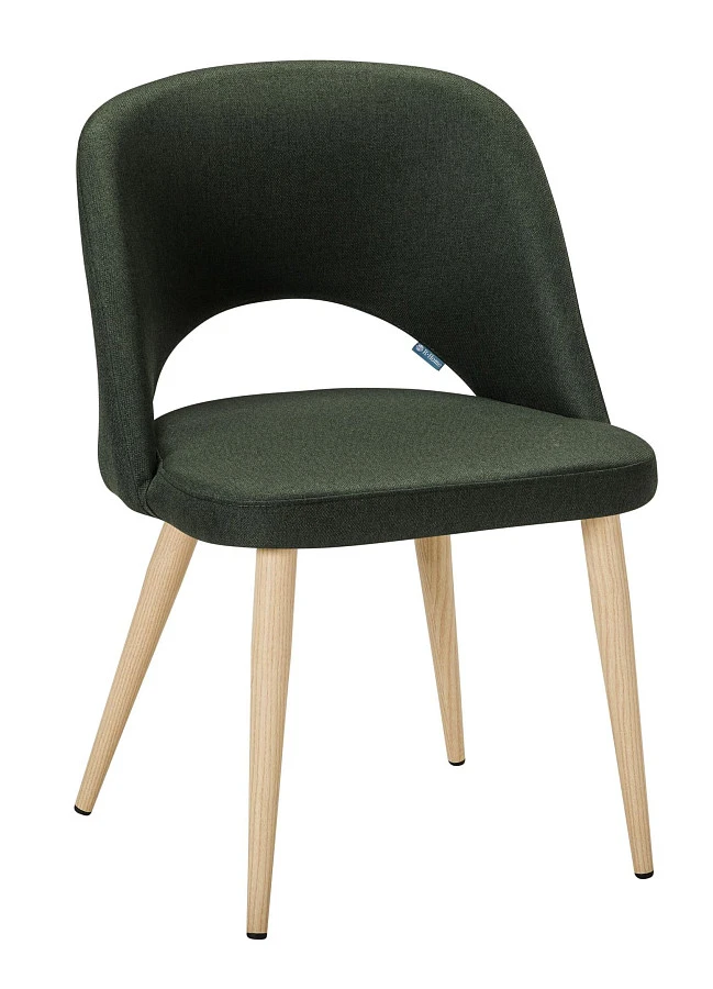Стул Lars тёмно-зеленый/нат.дуб
