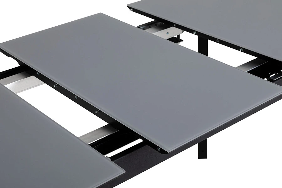 Стол раскл. Combi Glass 120-150 Automatic Natur/Dark matte glass - фото 7