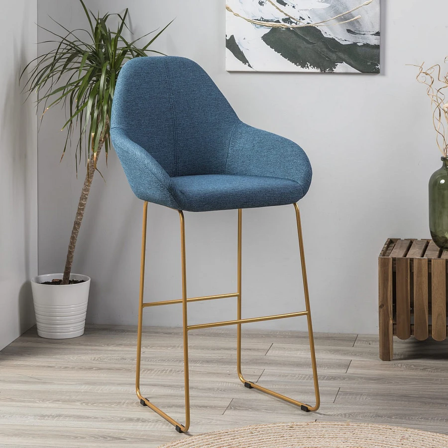 Кресло Бар Kent БлюАрт/ЛинкЗолот - фото 5