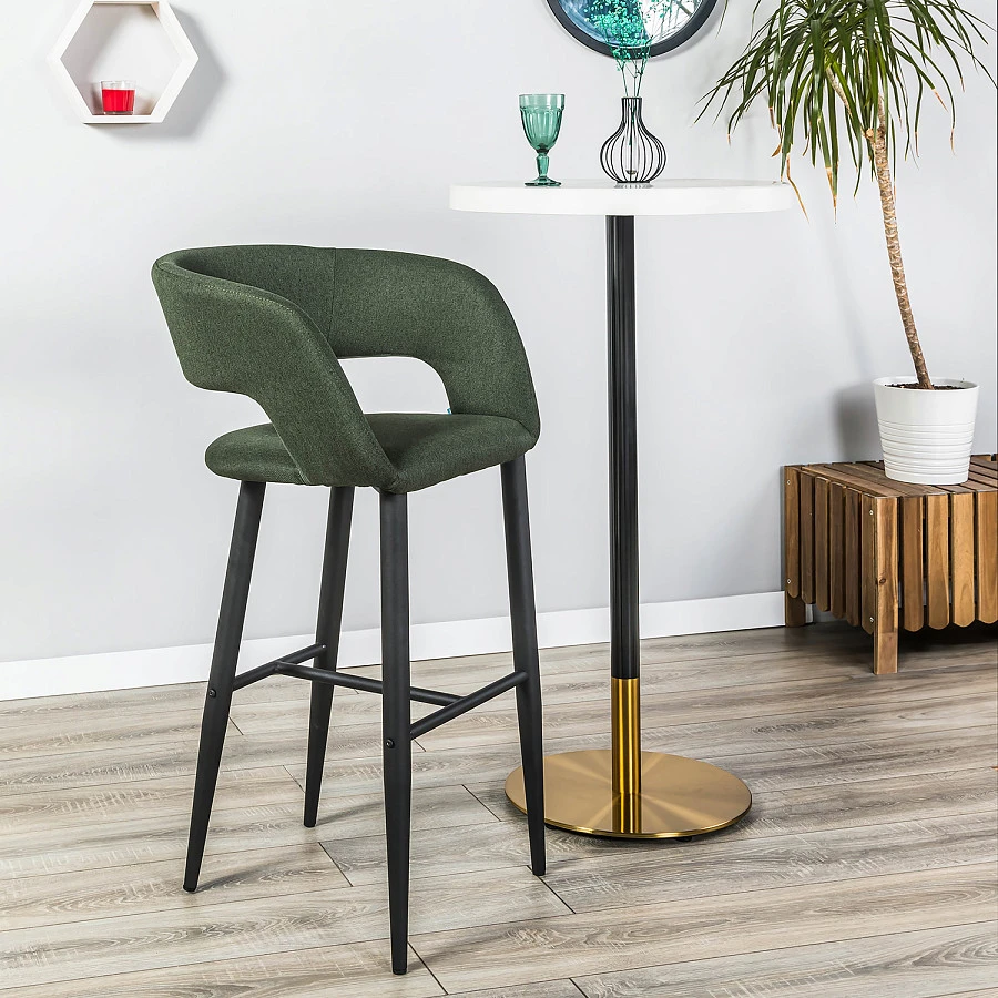 Кресло Бар.Hugs тёмно-зеленый/черный - фото 12