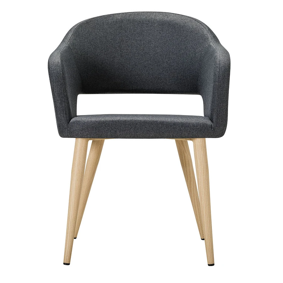 Стул Oscar тёмно-серый/нат.дуб - фото 3