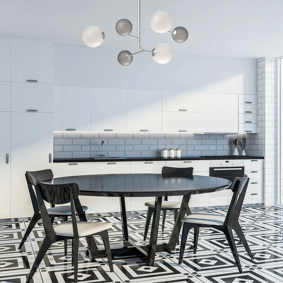 Люстра потолочная DeMarkt Гамбург 605018406 - фото 8