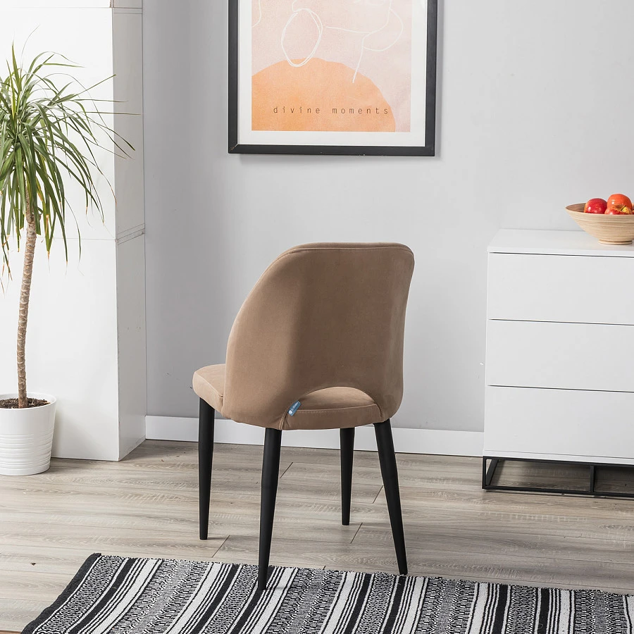 Стул Ledger Diag beige/черный - фото 11