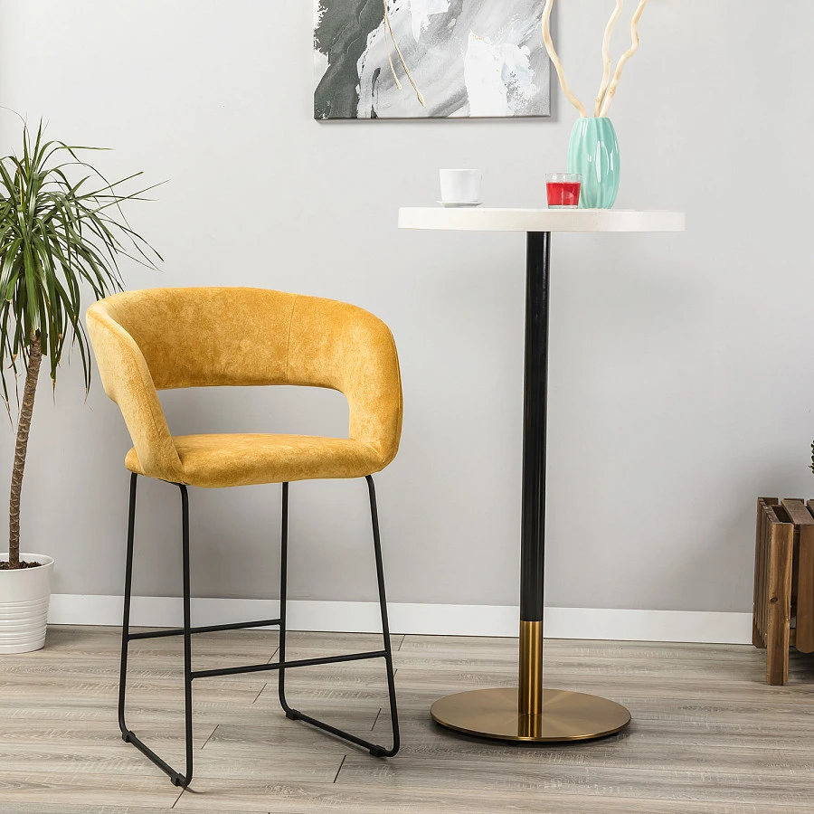 Кресло полубар Hugs желтый/Линк - фото 7