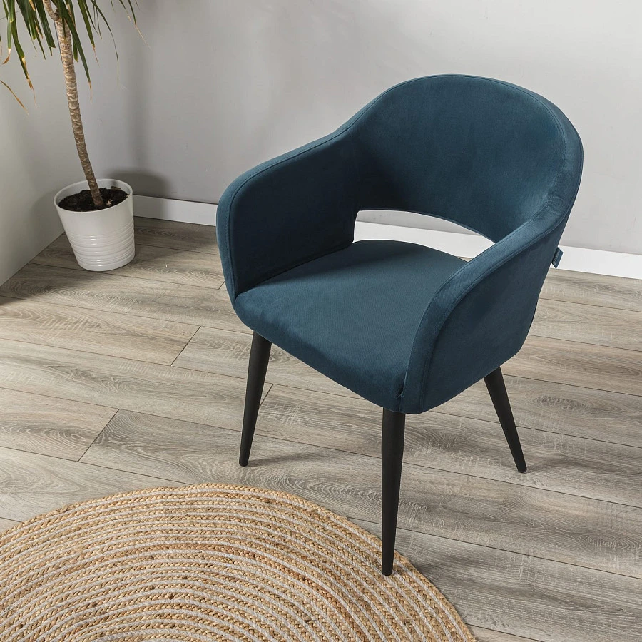 Стул Oscar Diag blue/черный - фото 12