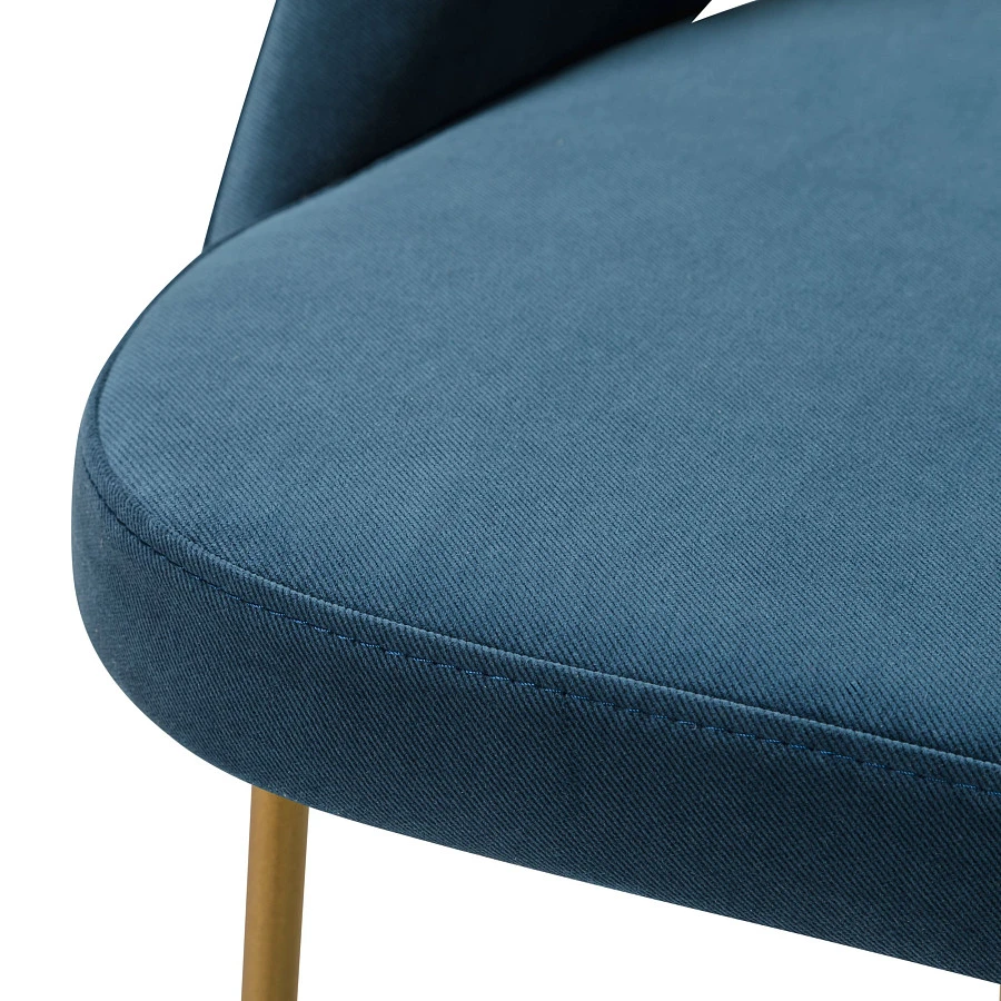 Кресло Бар. Lars Diag blue/Линк золото - фото 4