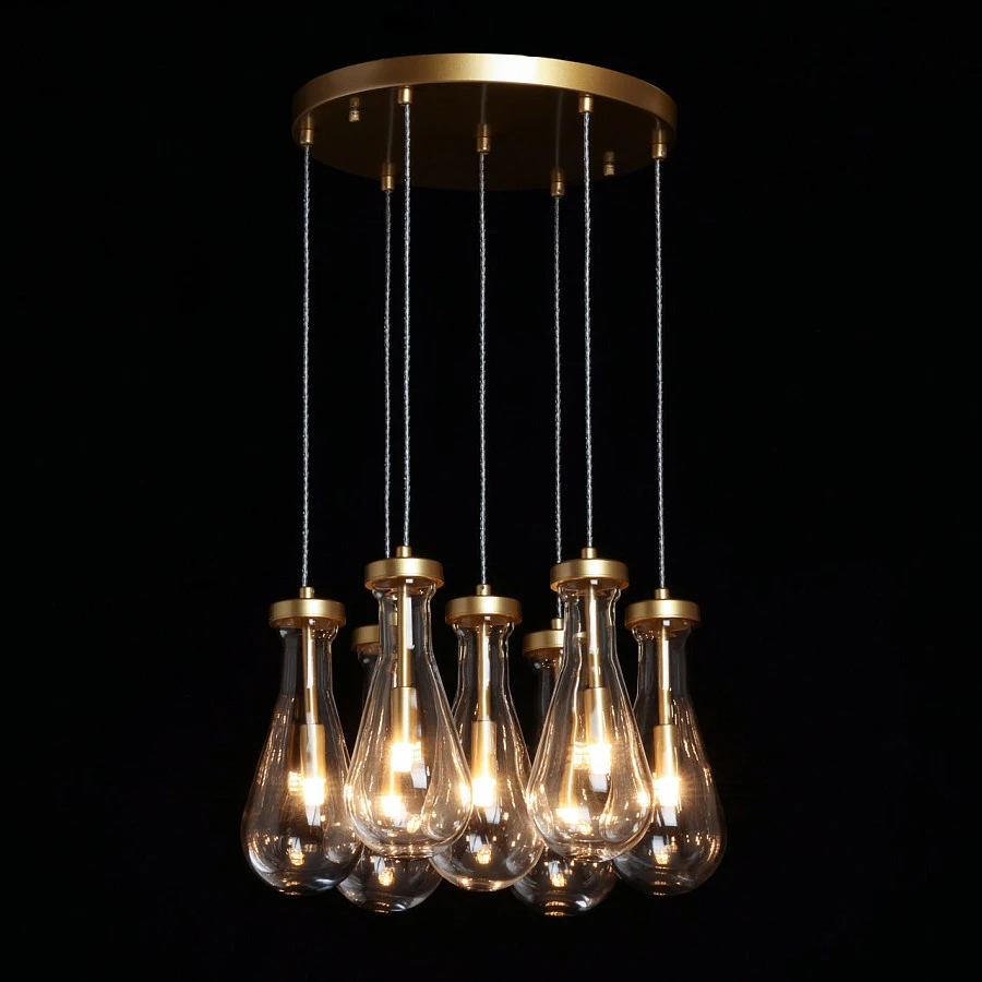 Люстра подвесная DeMarkt Крайс 657013807 - фото 2