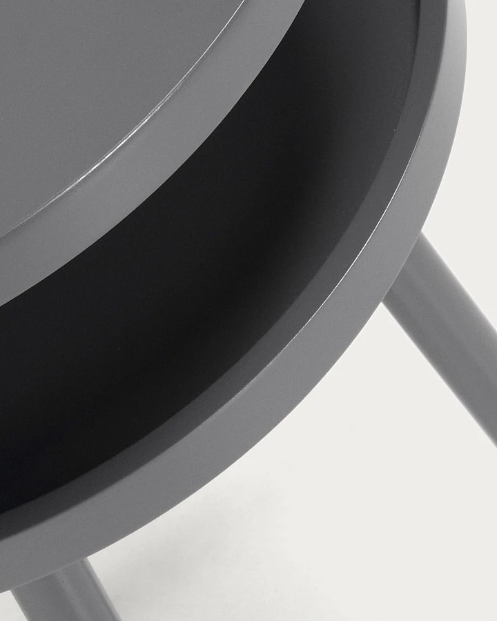 Столик Bruk с полкой серый - фото 4