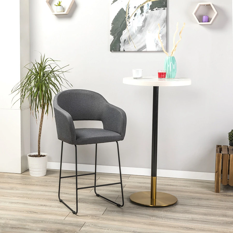 Кресло полубар Oscar тёмно-серый/Линк - фото 7