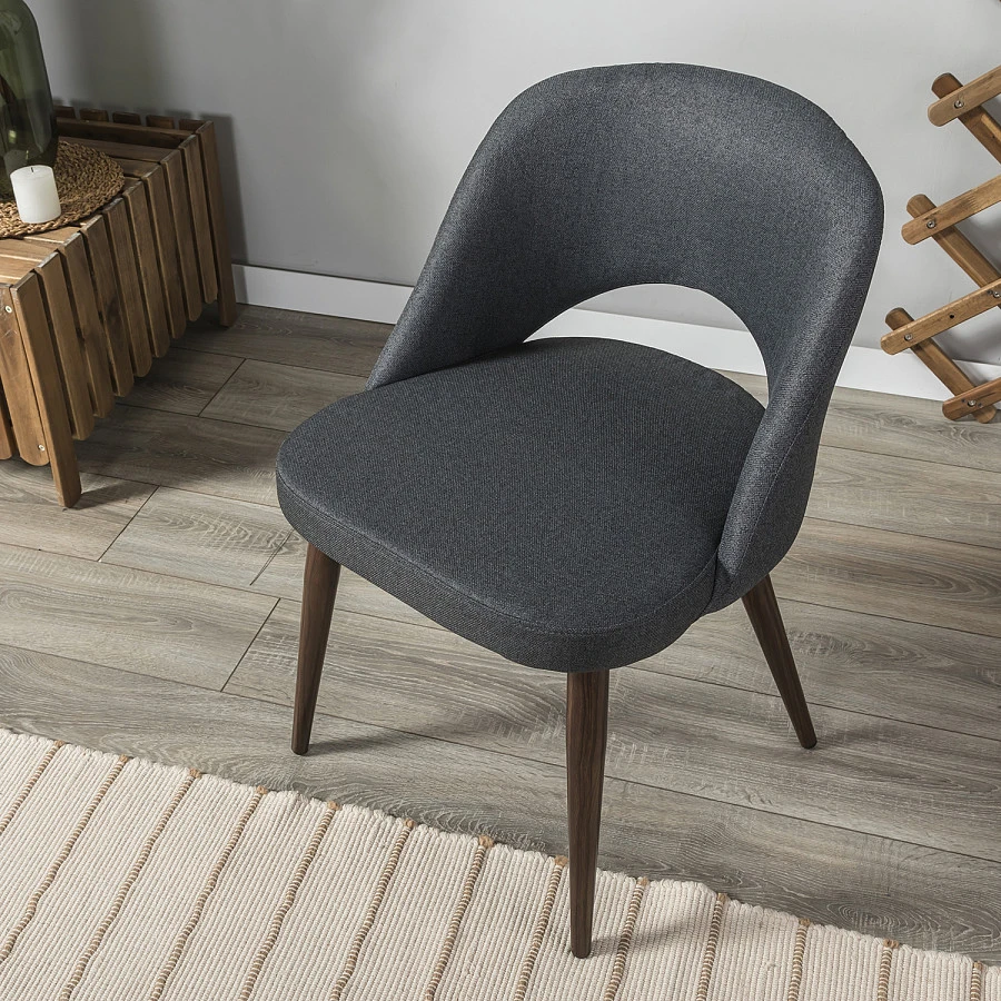 Стул Lars тёмно-серый/т.орех - фото 13