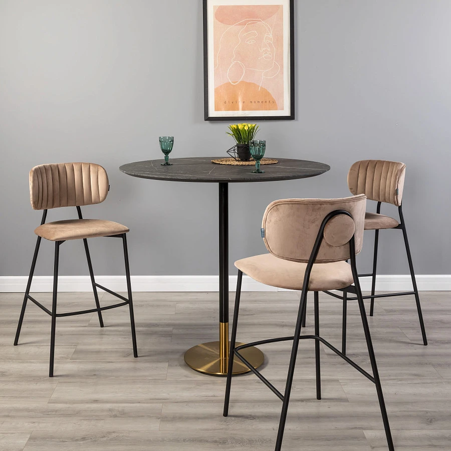 Стул барный Fendi бежевый - фото 9