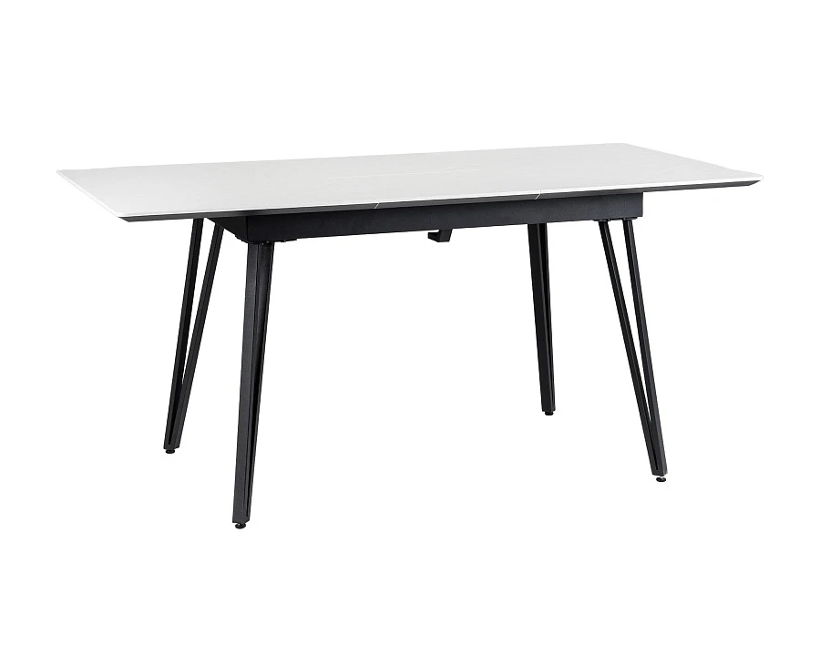 Стол Диего раздвиж. 120-160 Светлый мрамор/Бабочка - фото 8