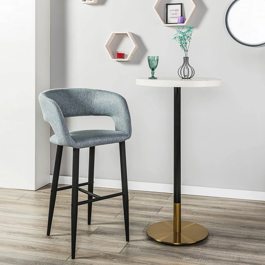 Кресло Бар.Hugs св.сер/черный - фото 10