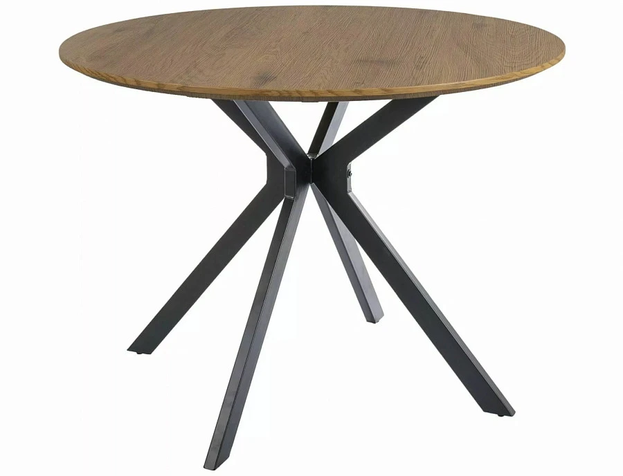 Стол обеденный Signal ASTER 100 (дуб/черный мат)