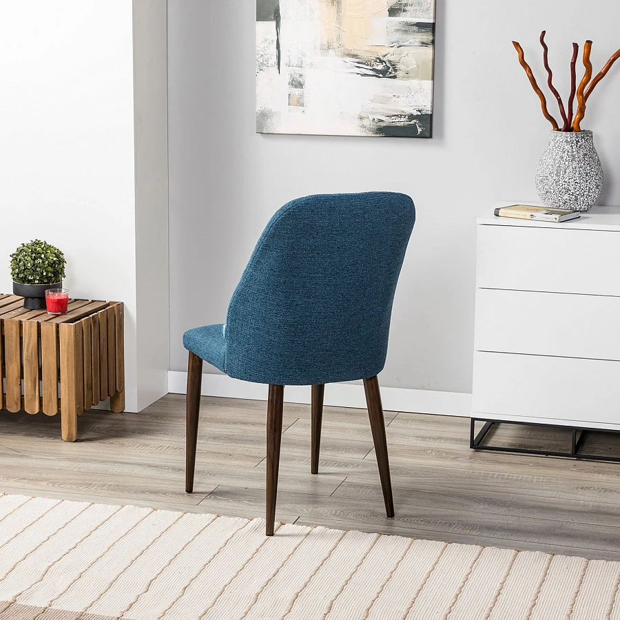 Стул Alen синий/т. орех - фото 11