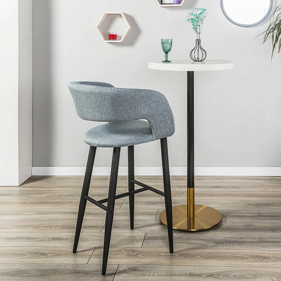 Кресло Бар.Hugs св.сер/черный - фото 9