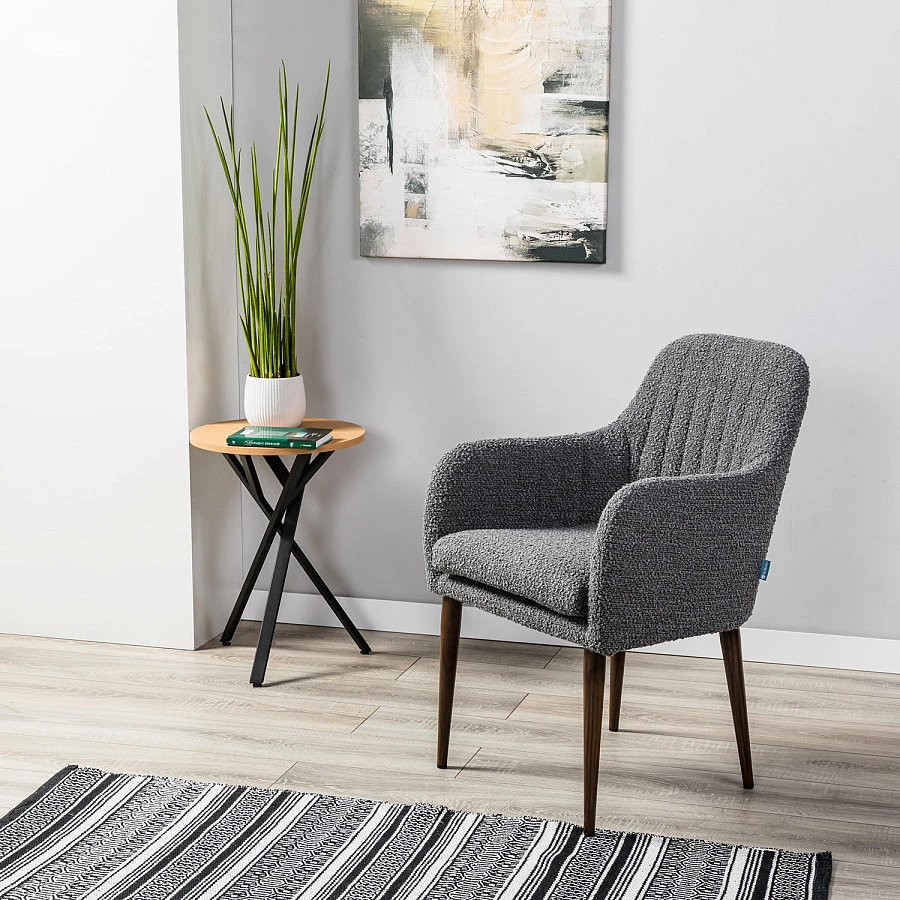 Стул Olaf темно-серый/т.орех - фото 10