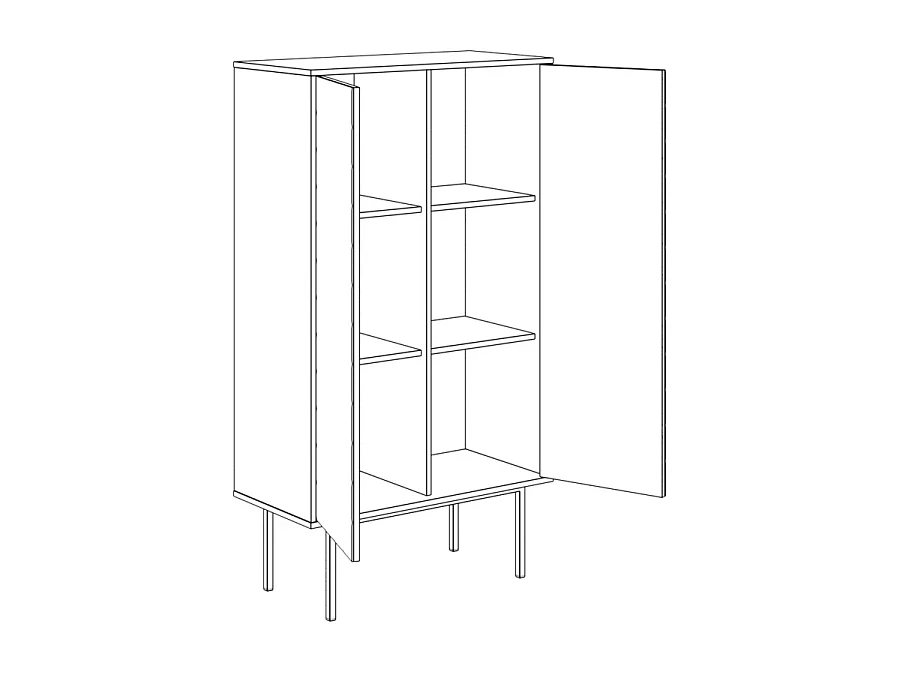 Шкаф 2-дверный Boho - фото 10