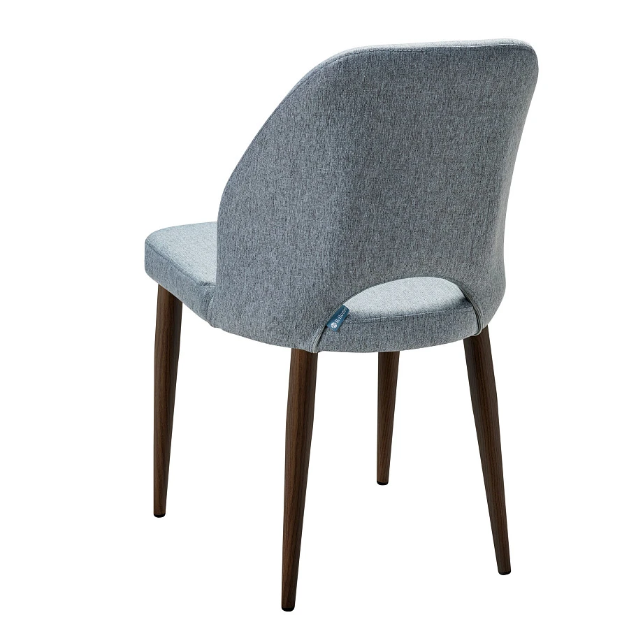 Стул Ledger св.серый/т. орех - фото 3