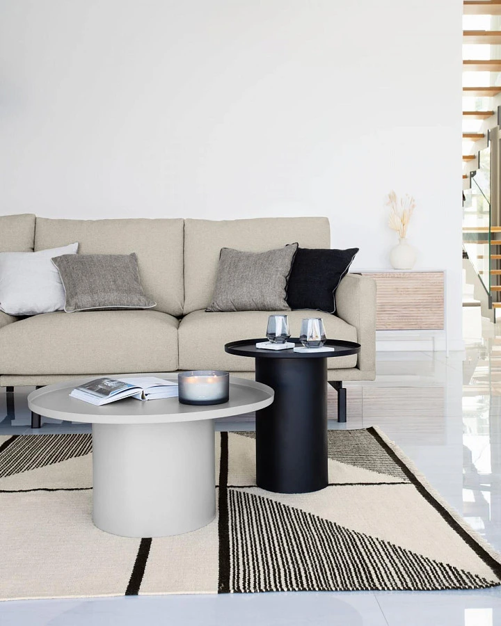 Столик журнальный Fleksa круглый 45 см/черный - фото 7