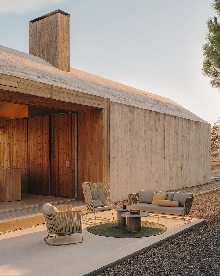 Macarella журнал.стол из цемента 83x77 см - фото 2