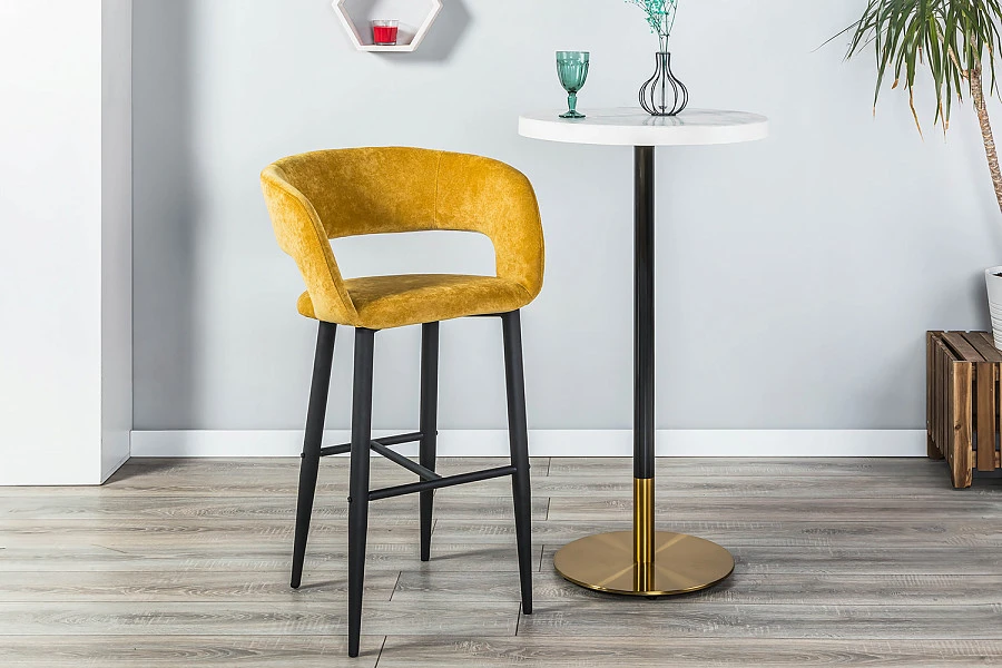 Кресло Бар.Hugs желтый/черный - фото 9