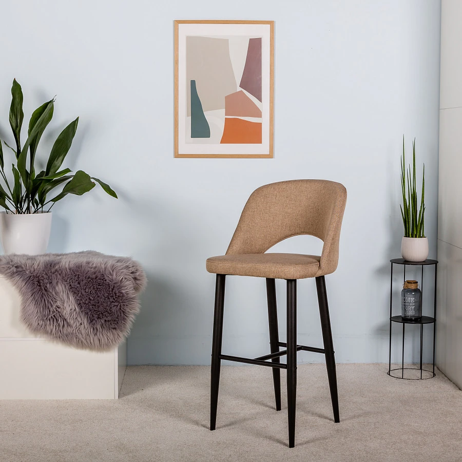 Кресло Бар Lars Браун/Черный - фото 5