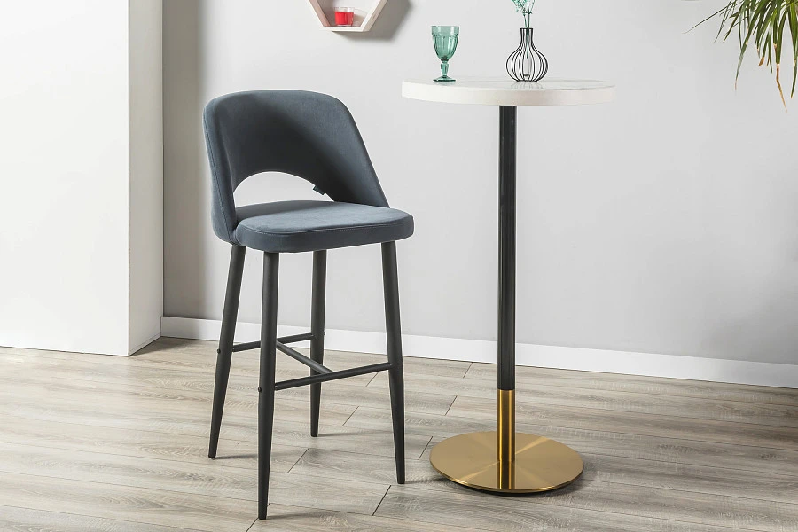 Кресло Бар.Lars Diag grey/черный - фото 11