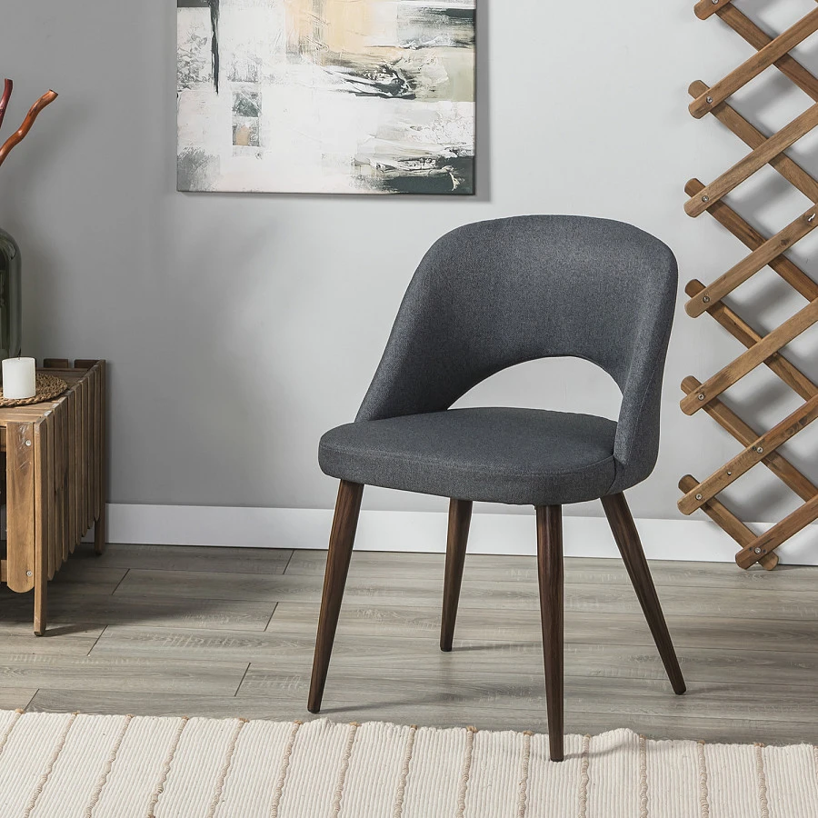 Стул Lars тёмно-серый/т.орех - фото 10