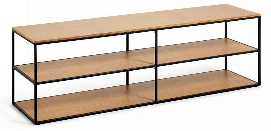 Тумба под TV Yoana шпон/металл 160x40см