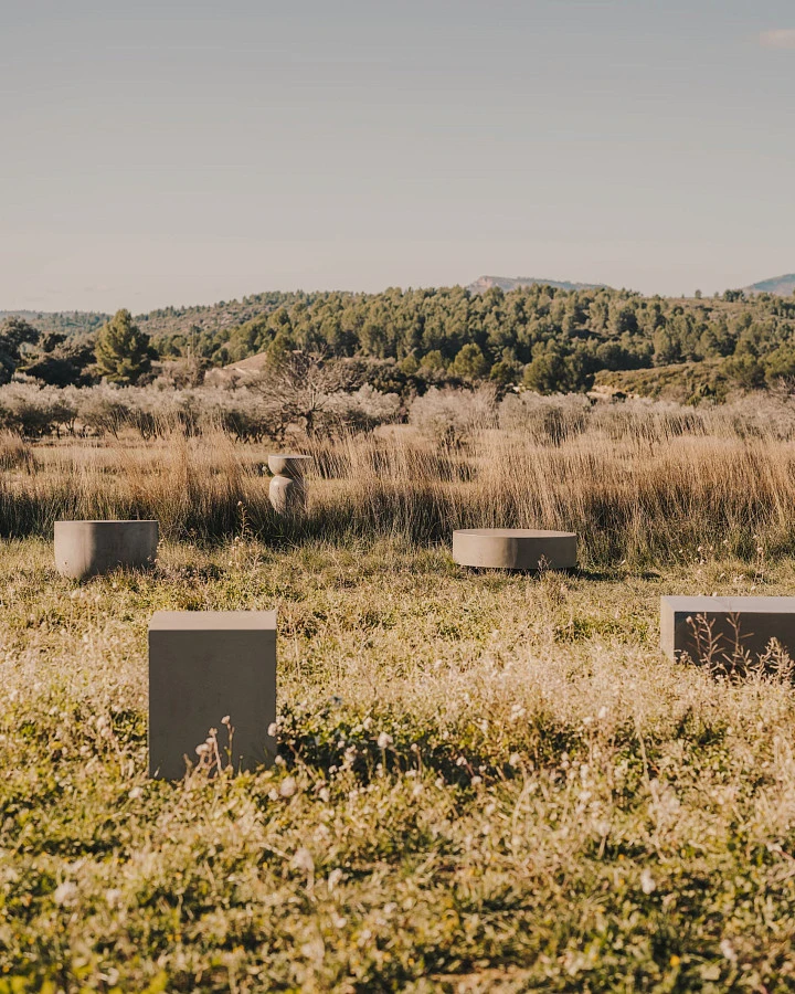 Garbet Кофейный столик из цемента Ø 60 см - фото 3