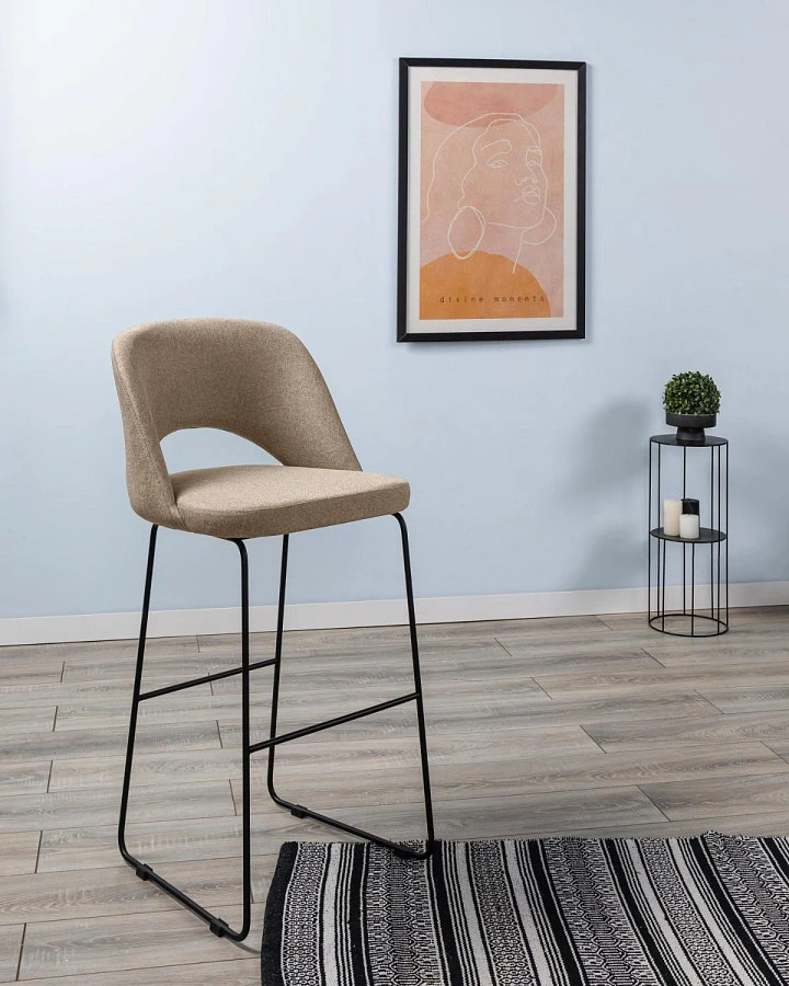 Кресло Бар Lars Браун/Линк - фото 5