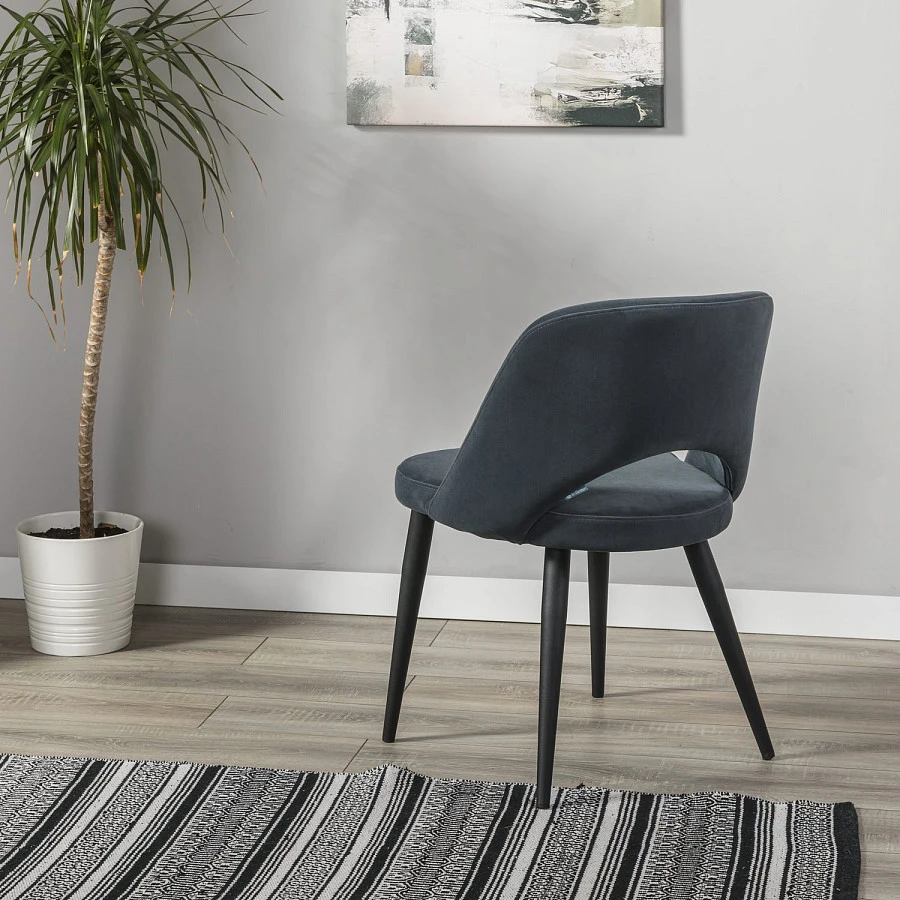 Кресло Lars Diag grey/черный - фото 8