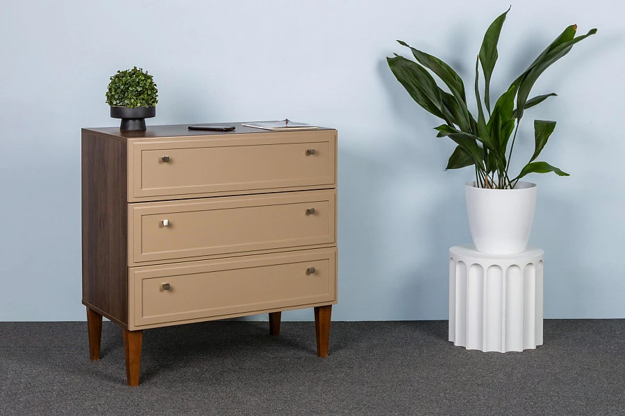 Комод 3 ящика Norton беж - фото 12