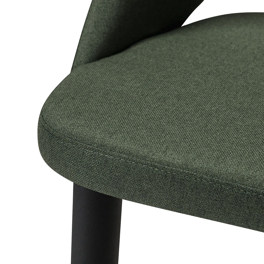 Кресло Бар.Lars тёмно-зеленый/черный - фото 4