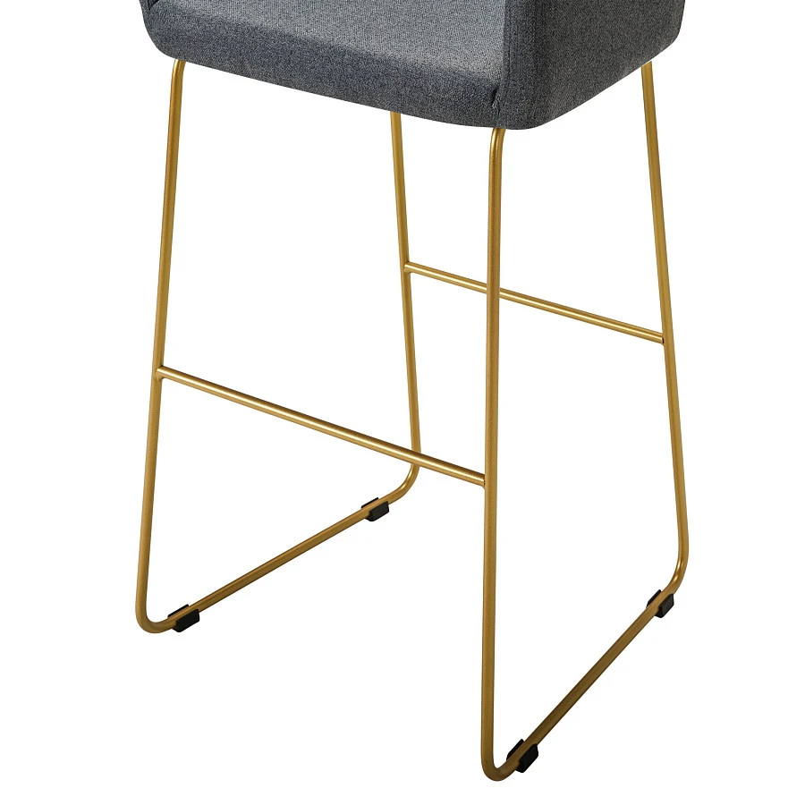 Кресло Бар. Oscar тёмно-серый/Линк золото - фото 5