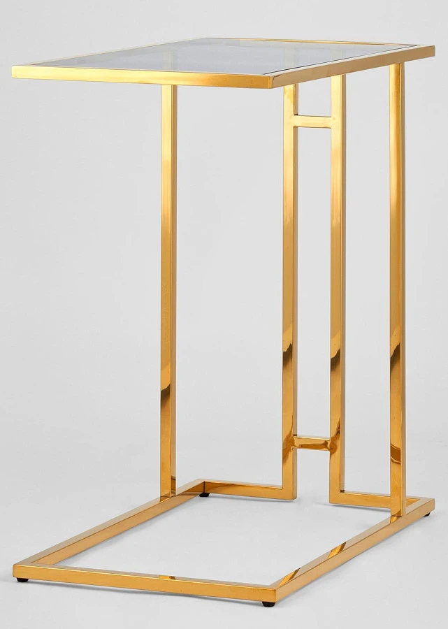 Журнальный столик БОСТОН 50*32 золотистый - фото 3