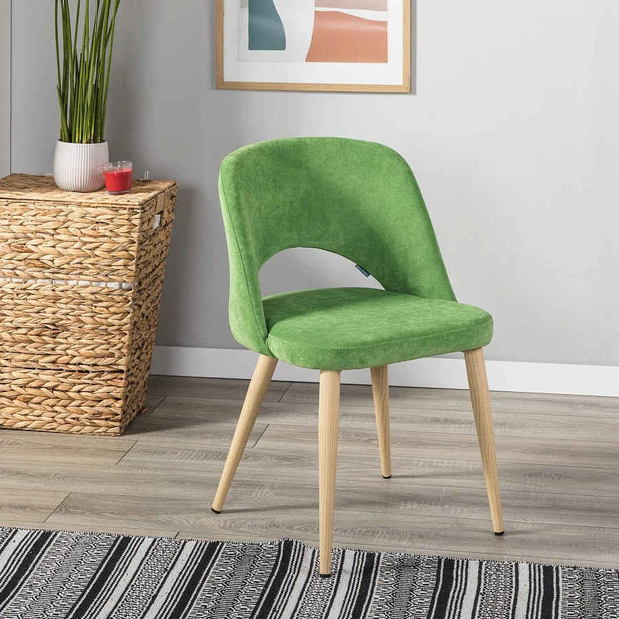 Кресло Lars Green/нат.дуб - фото 7