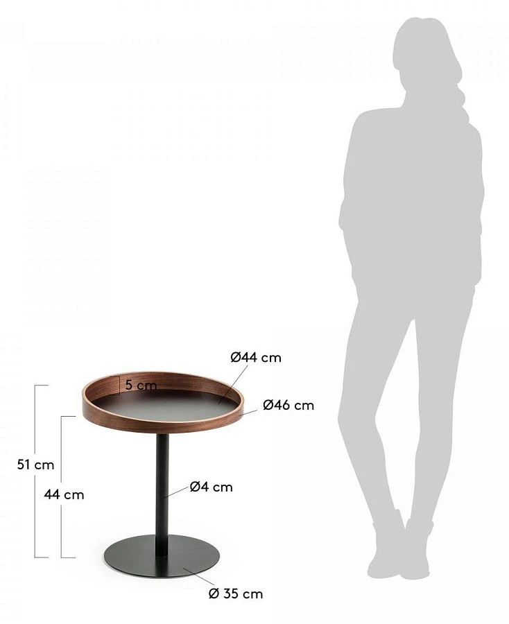 Столик Karlin орех - фото 4