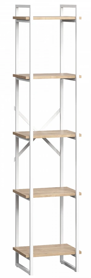 Стеллаж Мальборк 40 Дуб Сонома /белый