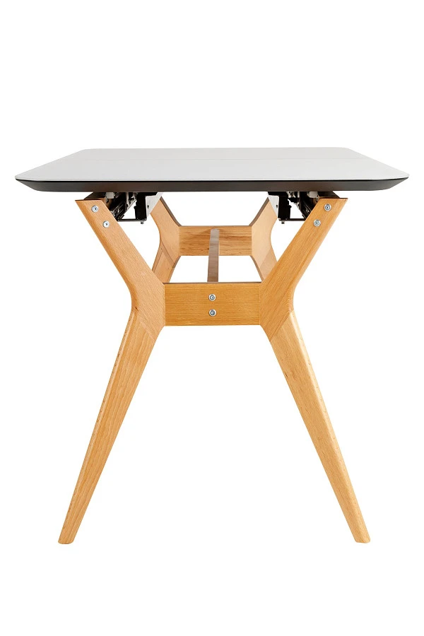 Стол раскл. Нарвик Glass 140-180 Automatic Natur/Light matte glass - фото 12