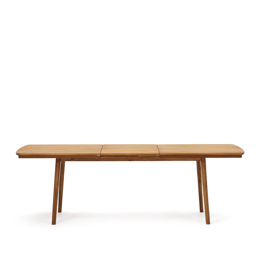 Thianna Раскладной уличный стол из массива акации 180 (240) x 90 см - фото 5