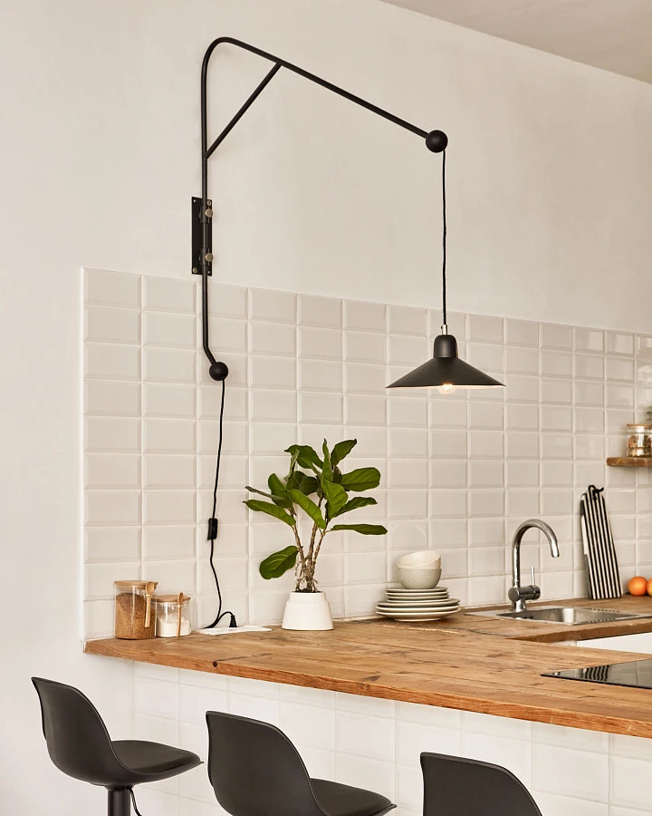 Бра Eleazar окрашенное в черный цвет - фото 4