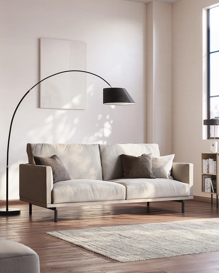 Торшер Lee черный - фото 3