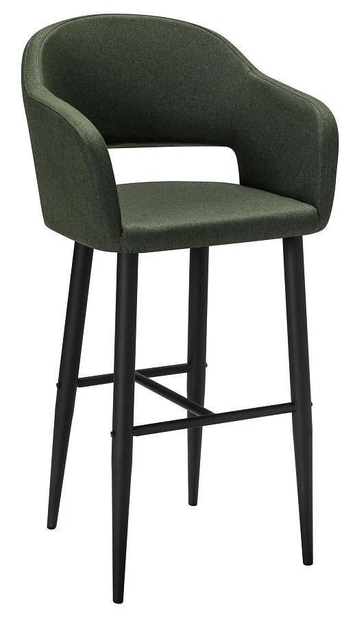 Кресло Бар.Oscar тёмно-зеленый/черный